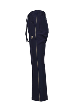 PIPING COWBOY PANT - POLY DOUBLE CLOTH / NVY