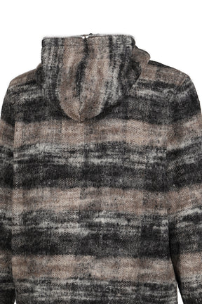 FULL ZIP HOOD / NIGHT WOODS CHECK