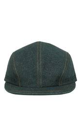 SIDE LOGO DENIM CAMP CAP / DARK GRN