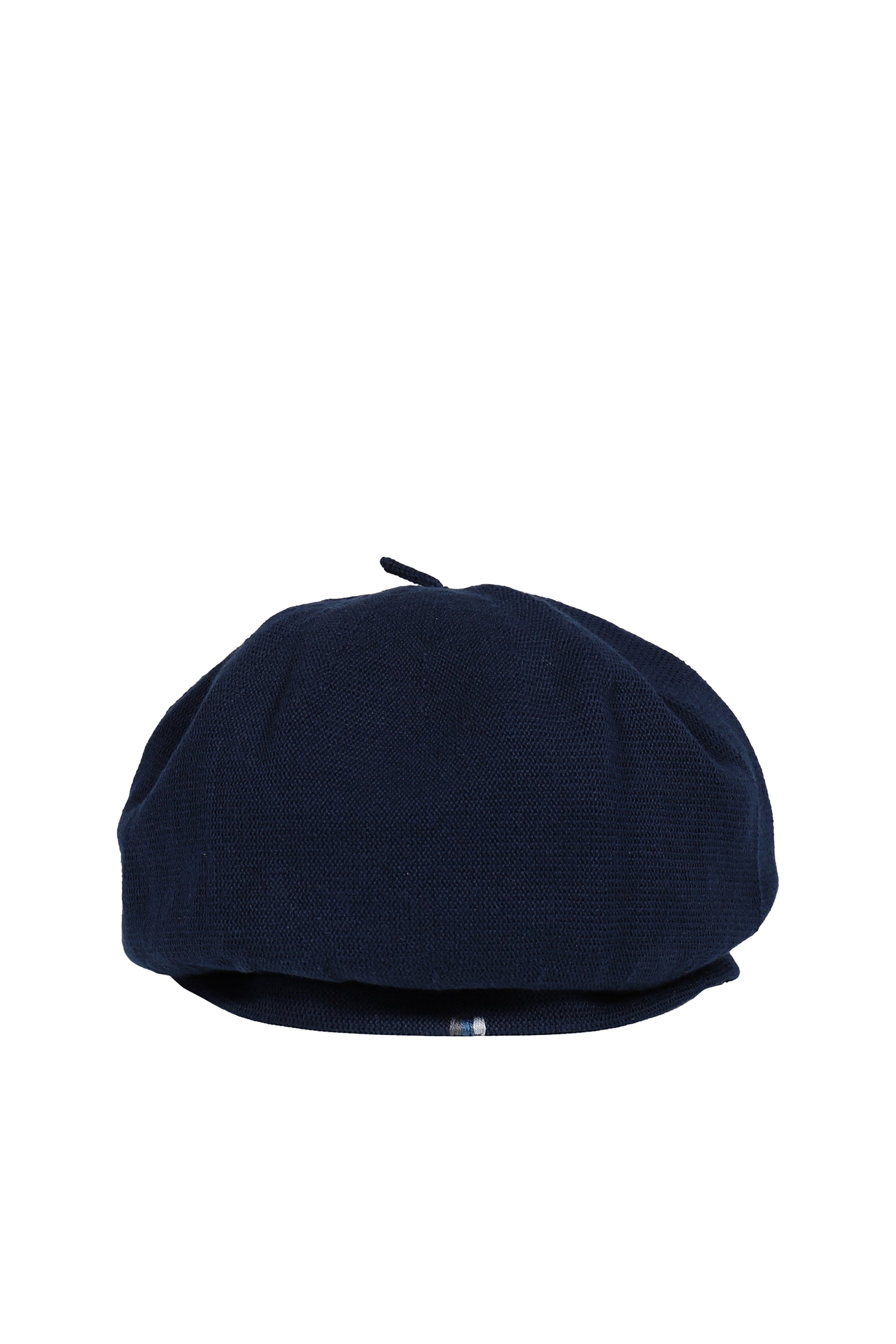 H/W KNIT BERET (TRICOLORE) / NVY