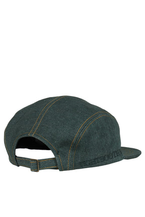 SIDE LOGO DENIM CAMP CAP / DARK GRN