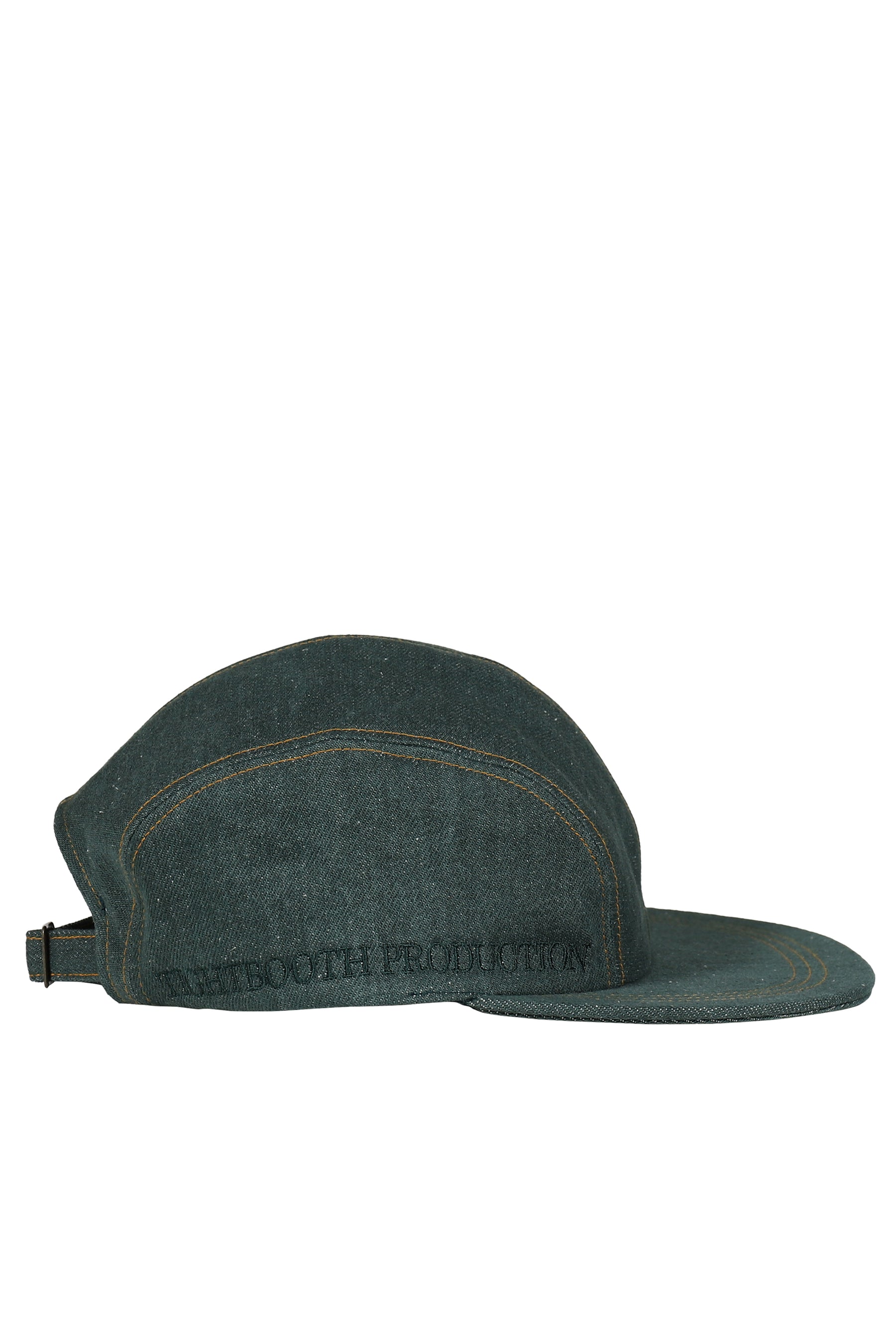 SIDE LOGO DENIM CAMP CAP / DARK GRN