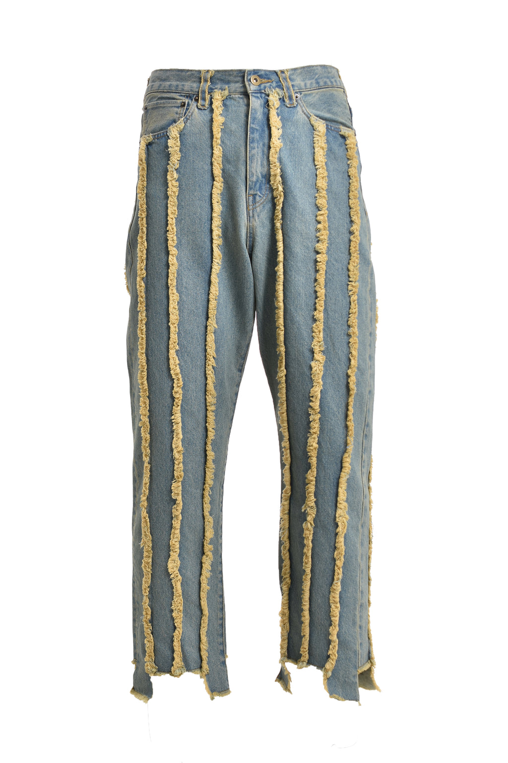 JUN/NAKAYAMA ジュンナカヤマ FW23 PANEL DENIM PANTS / IND -NUBIAN 