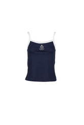 CROWN TENNIS PIQUE TANK / DARK NVY