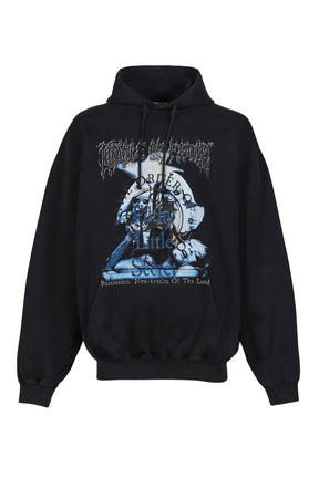 COF FILTHY SECRET OVERSIZED HOODIE / WASHED BLK 