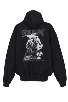 COF FILTHY SECRET OVERSIZED HOODIE / WASHED BLK 