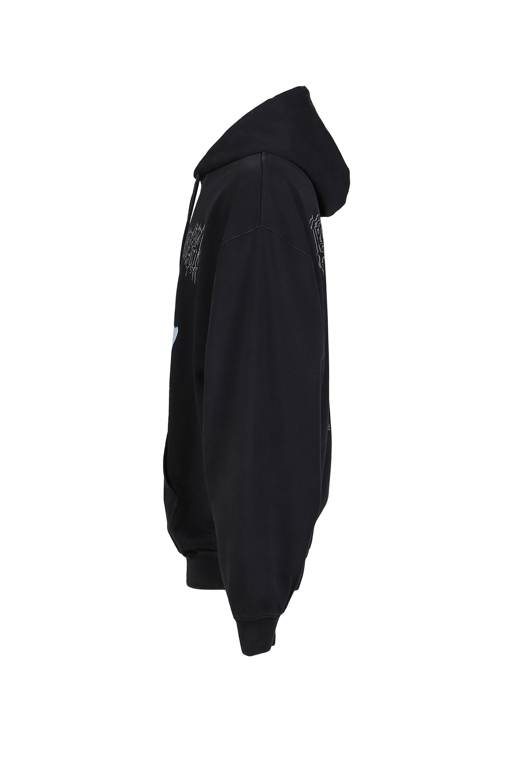 COF FILTHY SECRET OVERSIZED HOODIE / WASHED BLK 