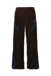 VELOUR WARM UP PANTS / BRW