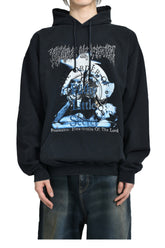 COF FILTHY SECRET OVERSIZED HOODIE / WASHED BLK 