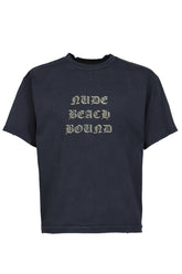 NUDE BEACH T-SHIRTS / BLK