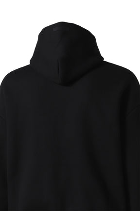 FLEECE HOODIE / BLK