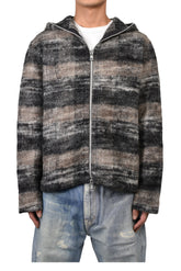 FULL ZIP HOOD / NIGHT WOODS CHECK