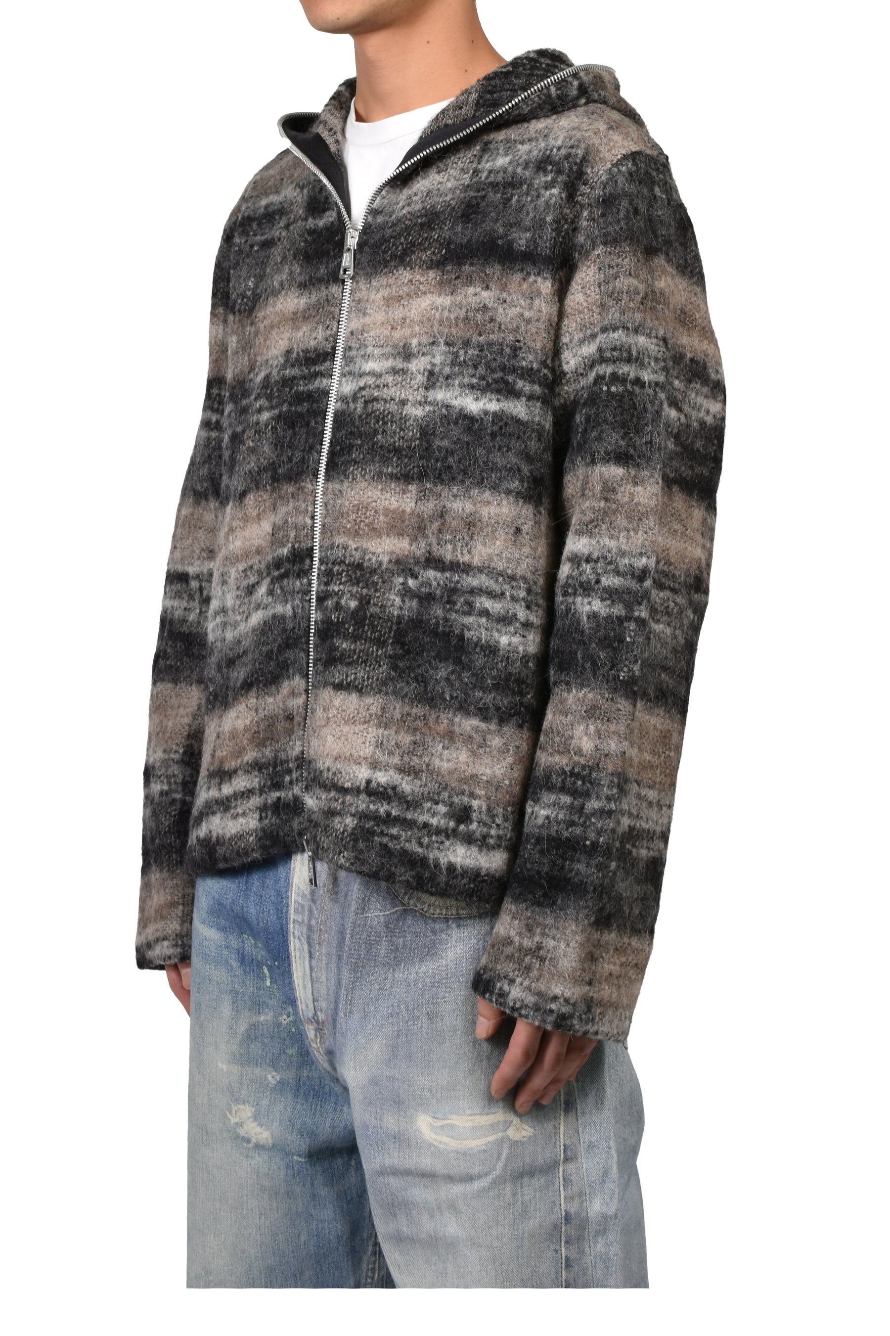 FULL ZIP HOOD / NIGHT WOODS CHECK