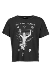 THE LAST SUPPER T-SHIRT / FADED BLK