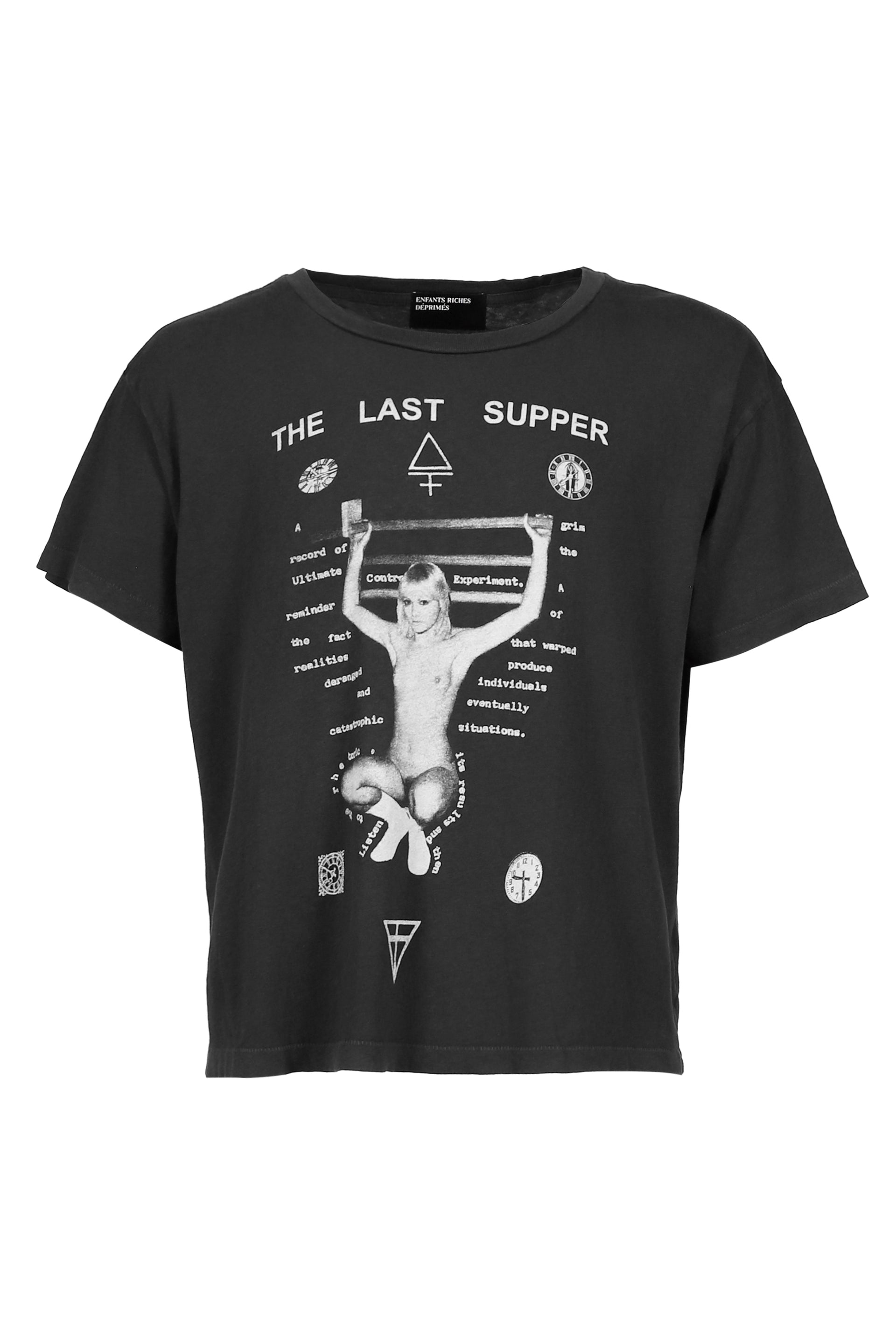 THE LAST SUPPER T-SHIRT / FADED BLK