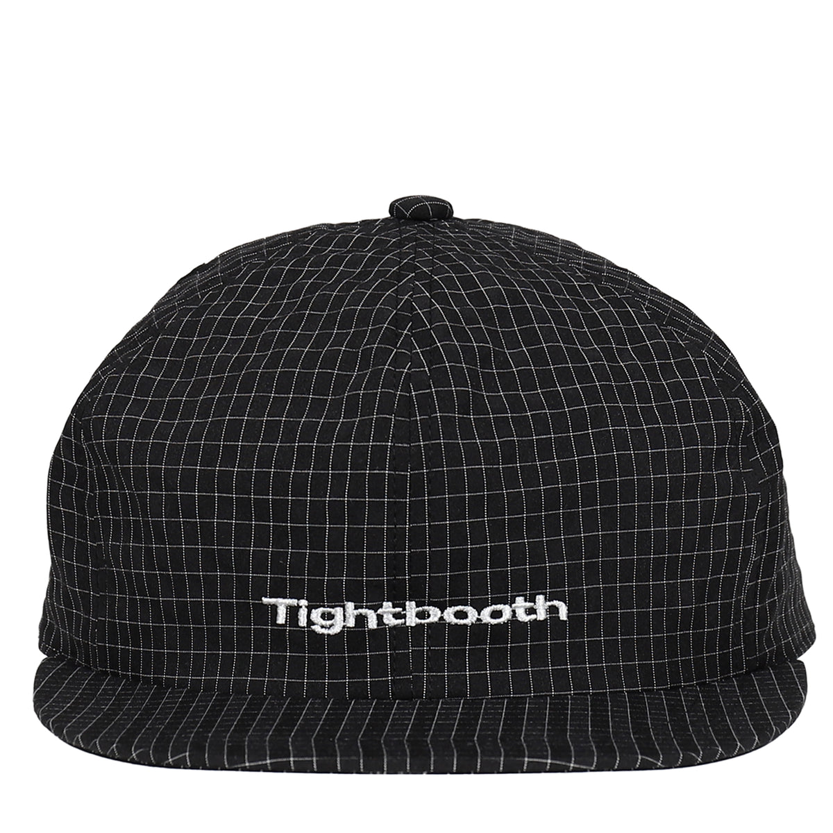 TIGHTBOOTH SS26 RIPPLE PLAID 6 PANEL / BLK - NUBIAN