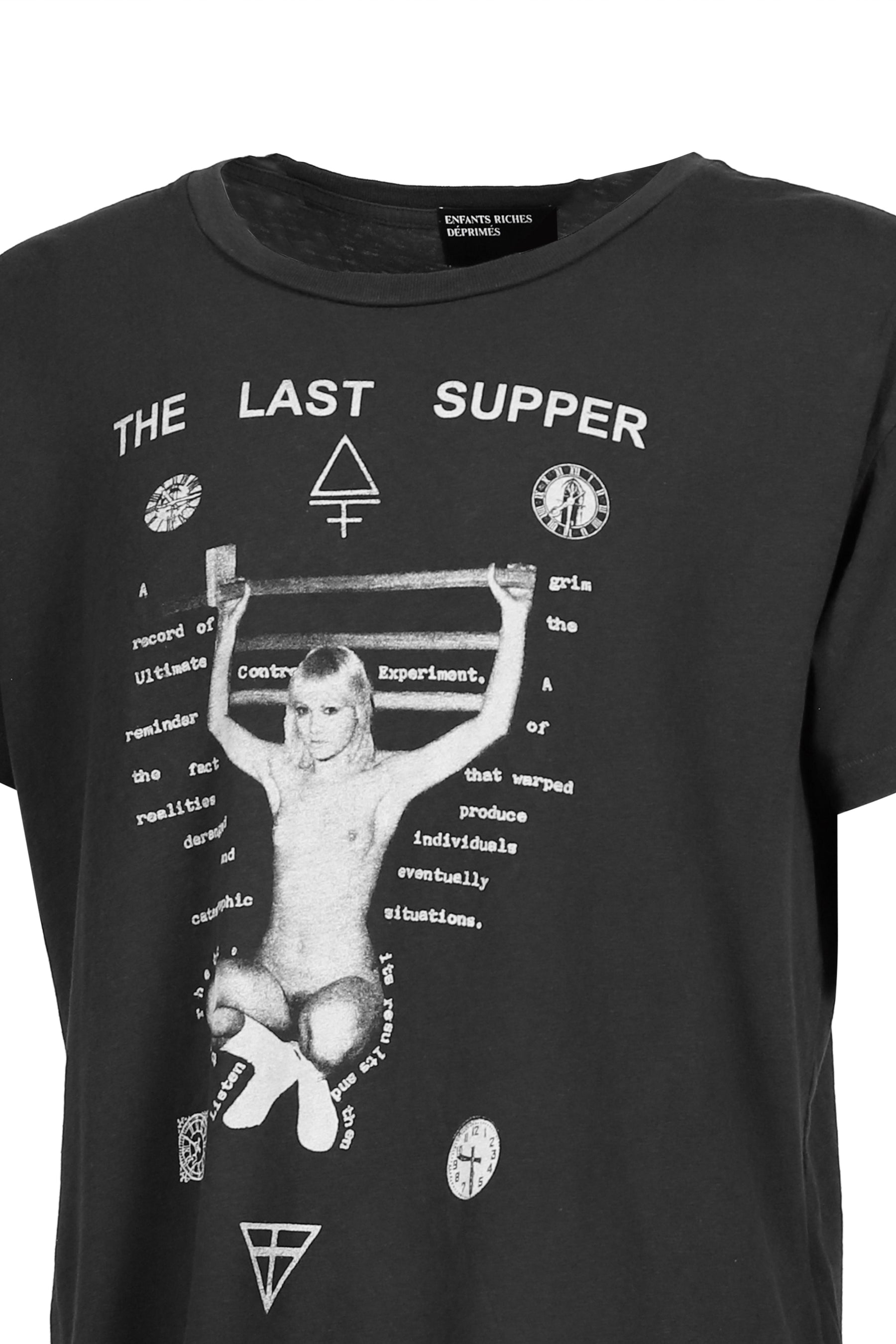 THE LAST SUPPER T-SHIRT / FADED BLK