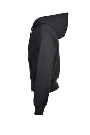 MB FLOWER ZIP-UP HOODIE / BLK