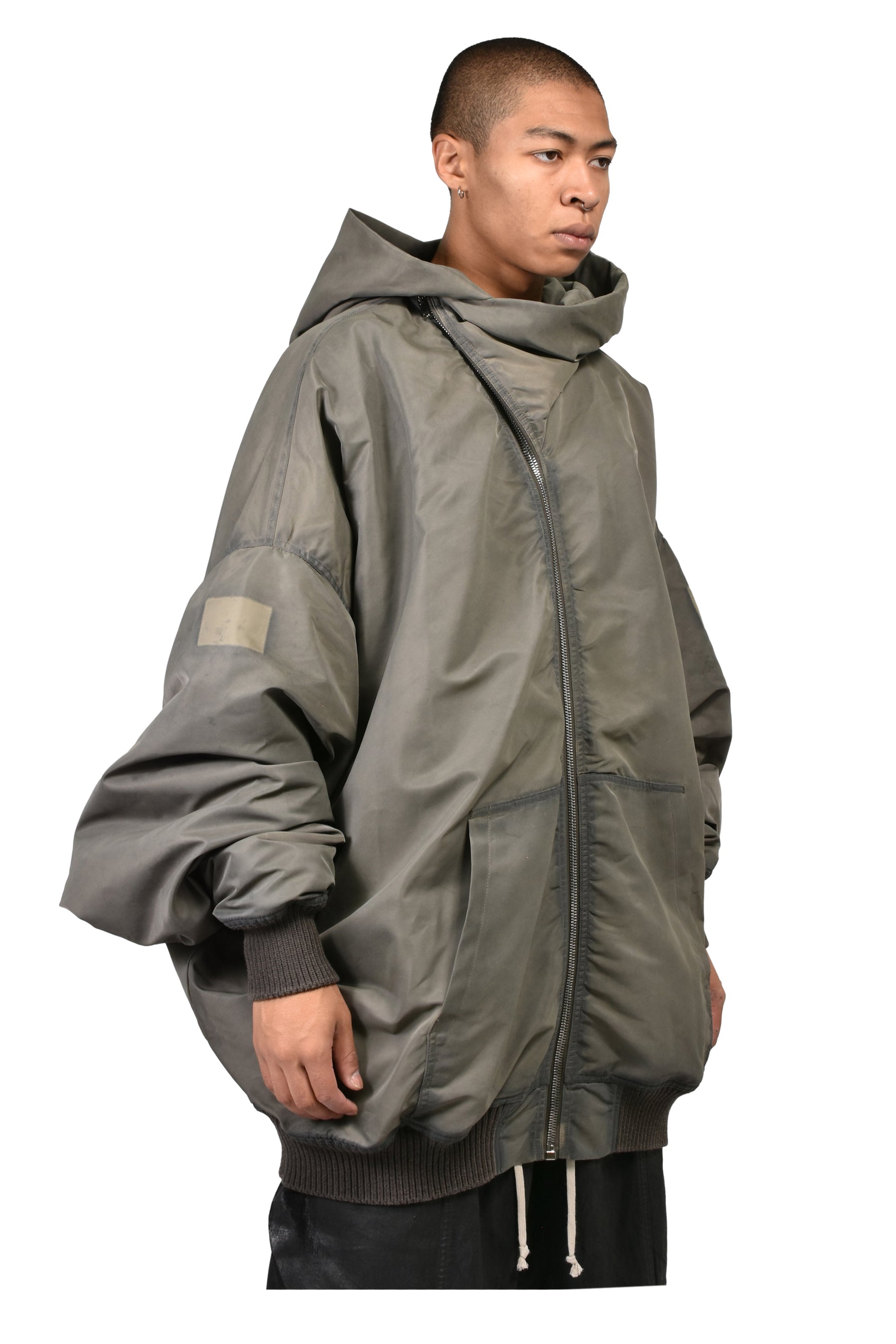 Rick Owens リックオウエンス FW26 MOUNTAIN HUN HOODIE / DRK DUST
