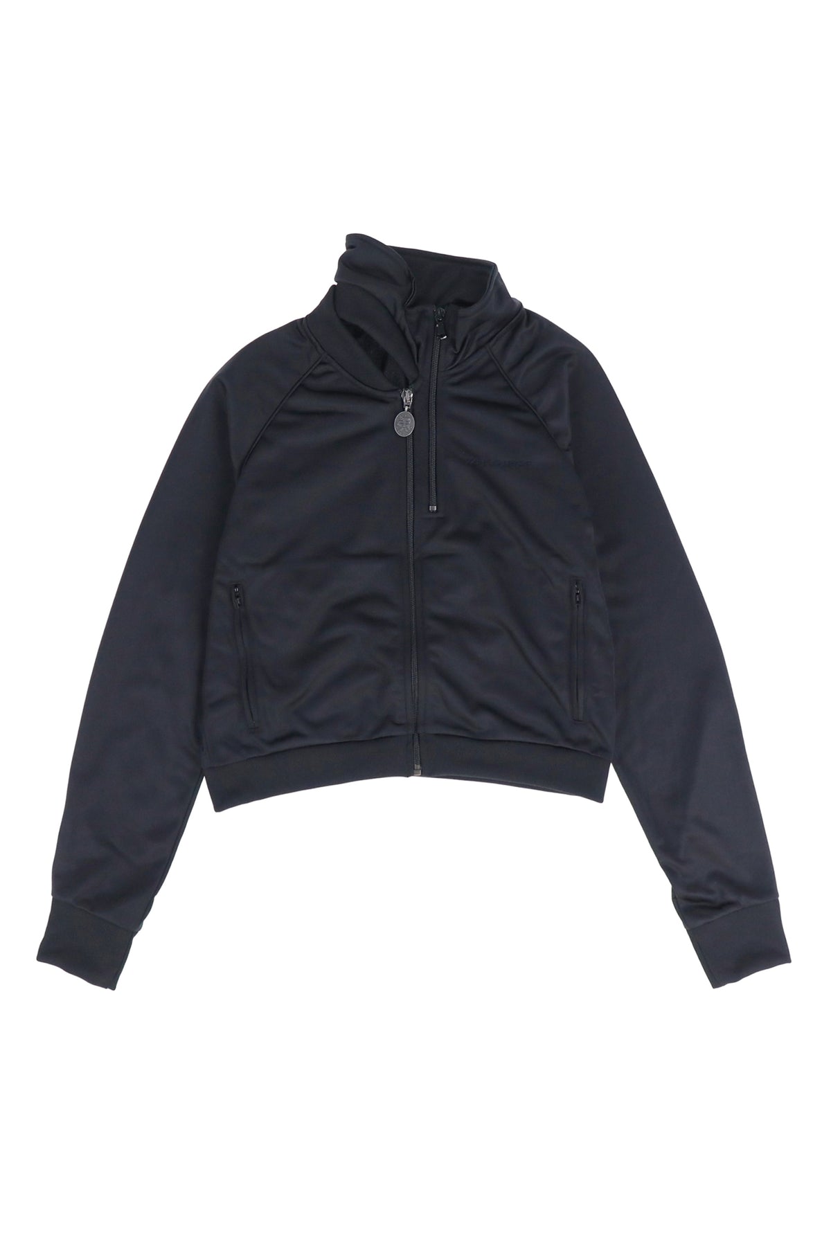 DOUBLE COLLAR TRACK JACKET / BLK