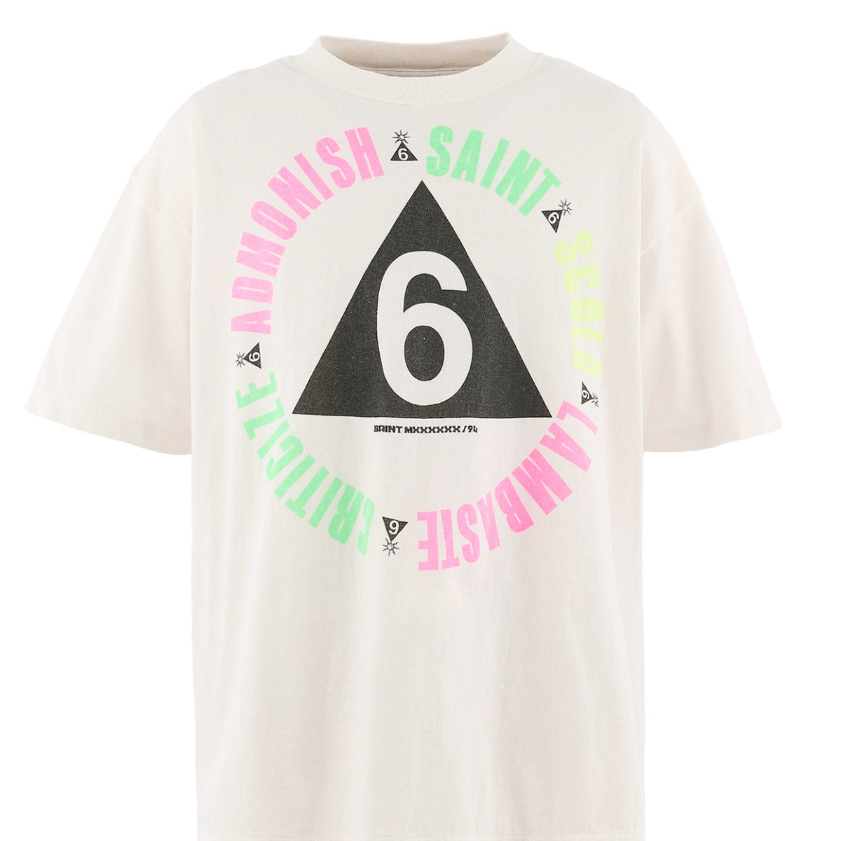 SAINT Mxxxxxx セントマイケル SS26 SS T-SHIRT/6 / WHT - NUBIAN ヌビアン