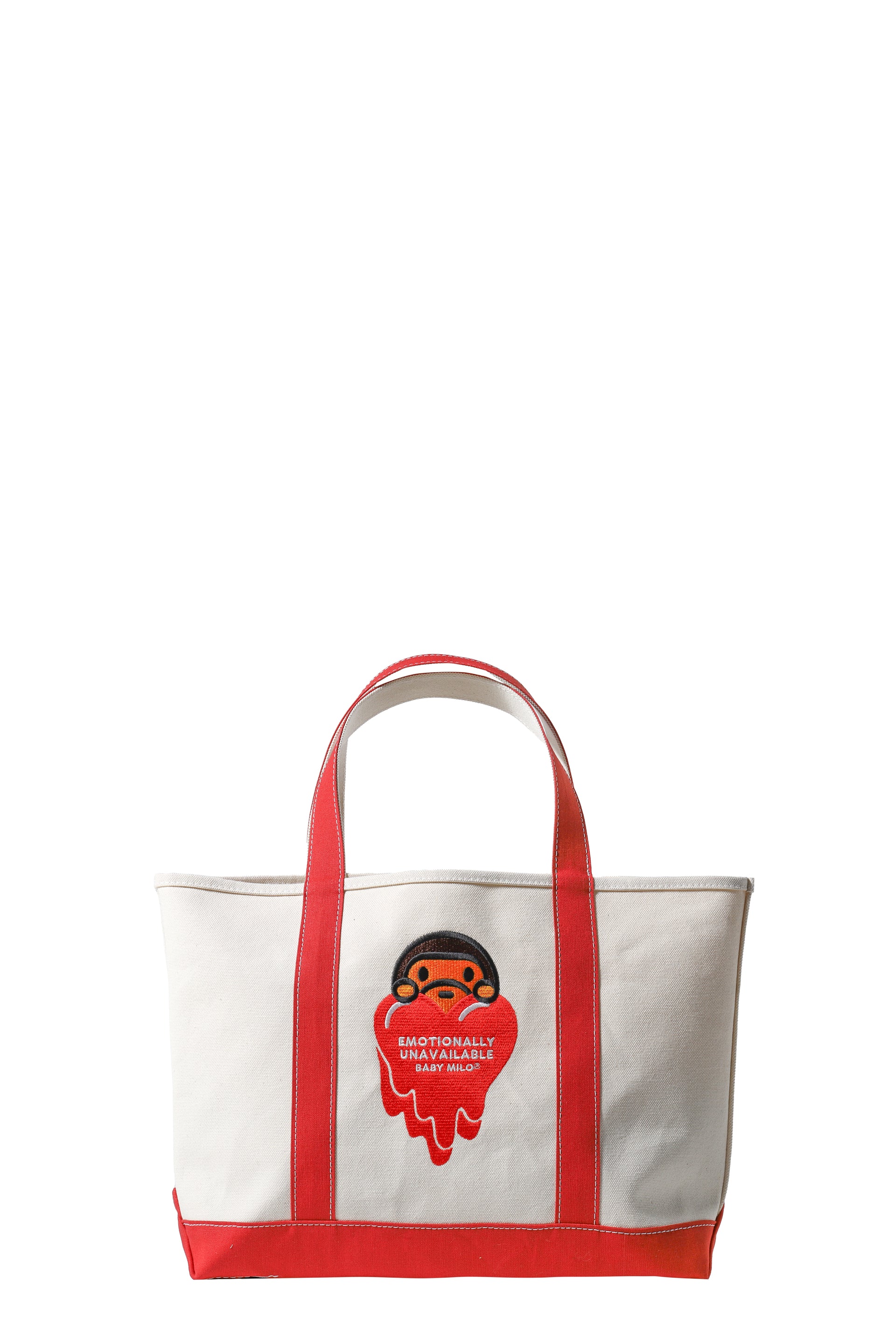 EMOTIONALLY UNAVAILABLE × BAPE EU MILO TOTE / RED