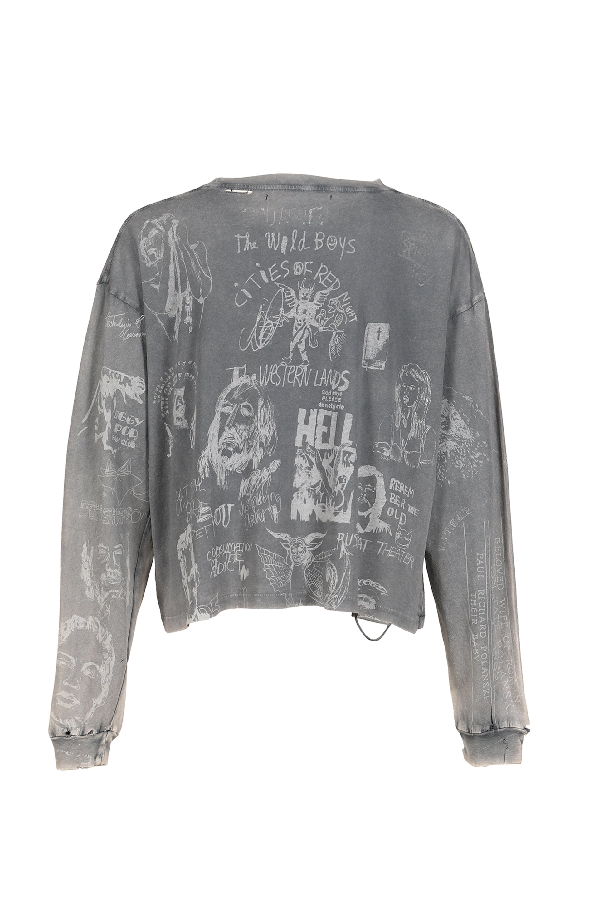 BETHLEHELM INN L/S TEE / GRY