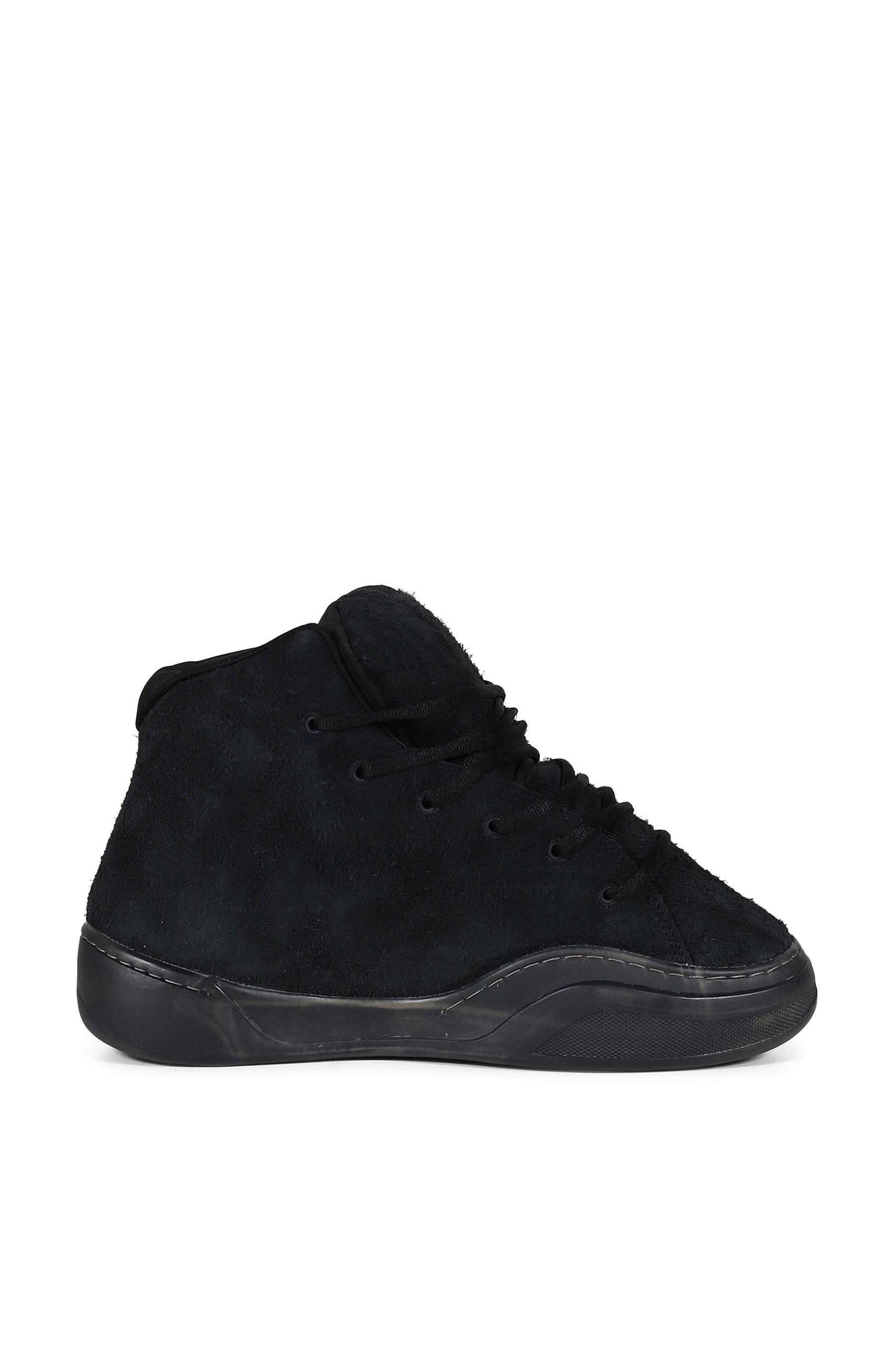 SUEDE MID VAMP SNEAKERS / BLACK