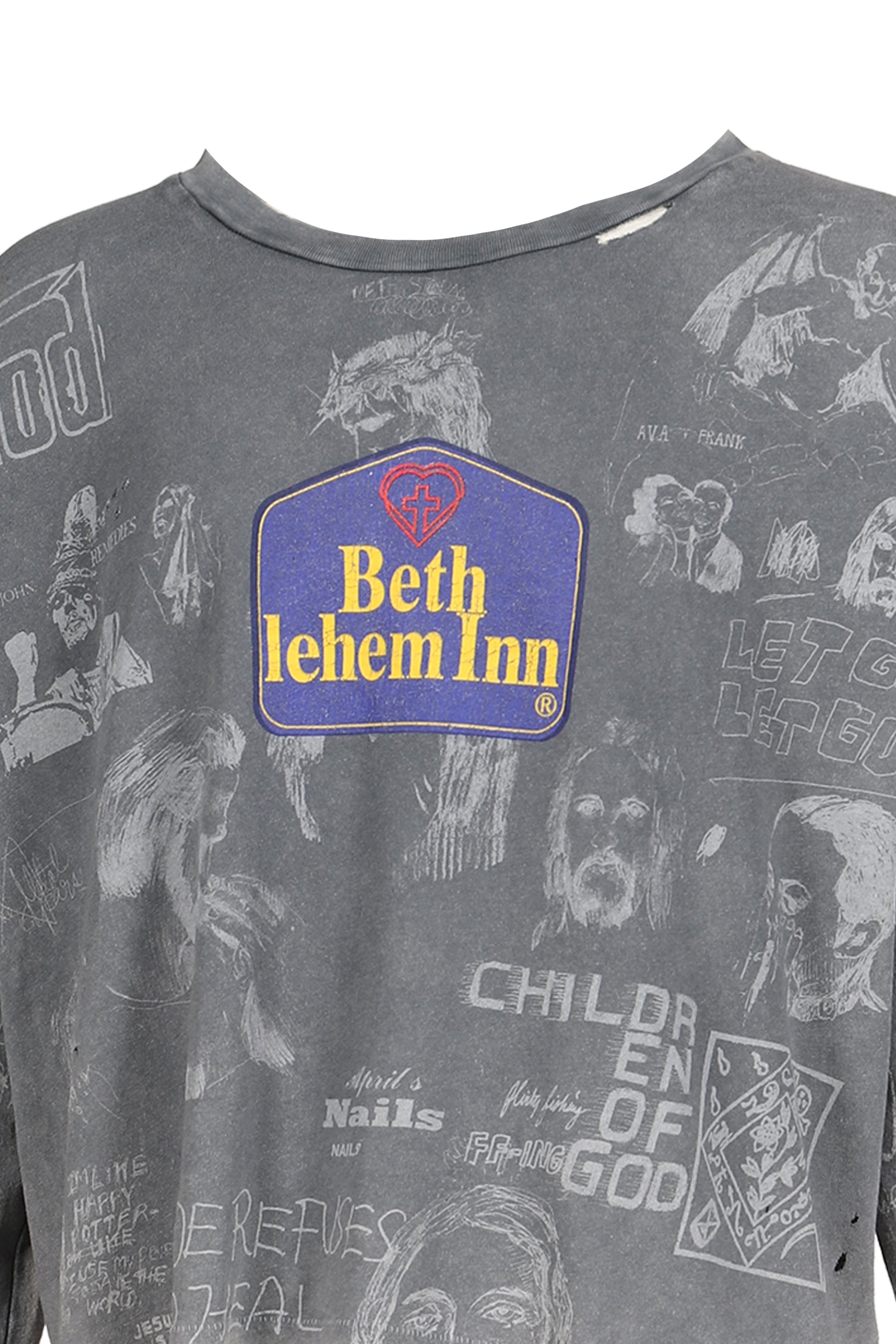 BETHLEHEM INN L/S TEE / GRY