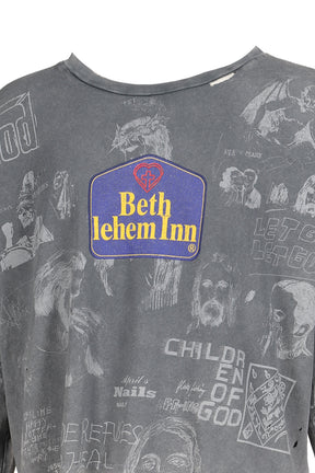 BETHLEHEM INN L/S TEE / GRY
