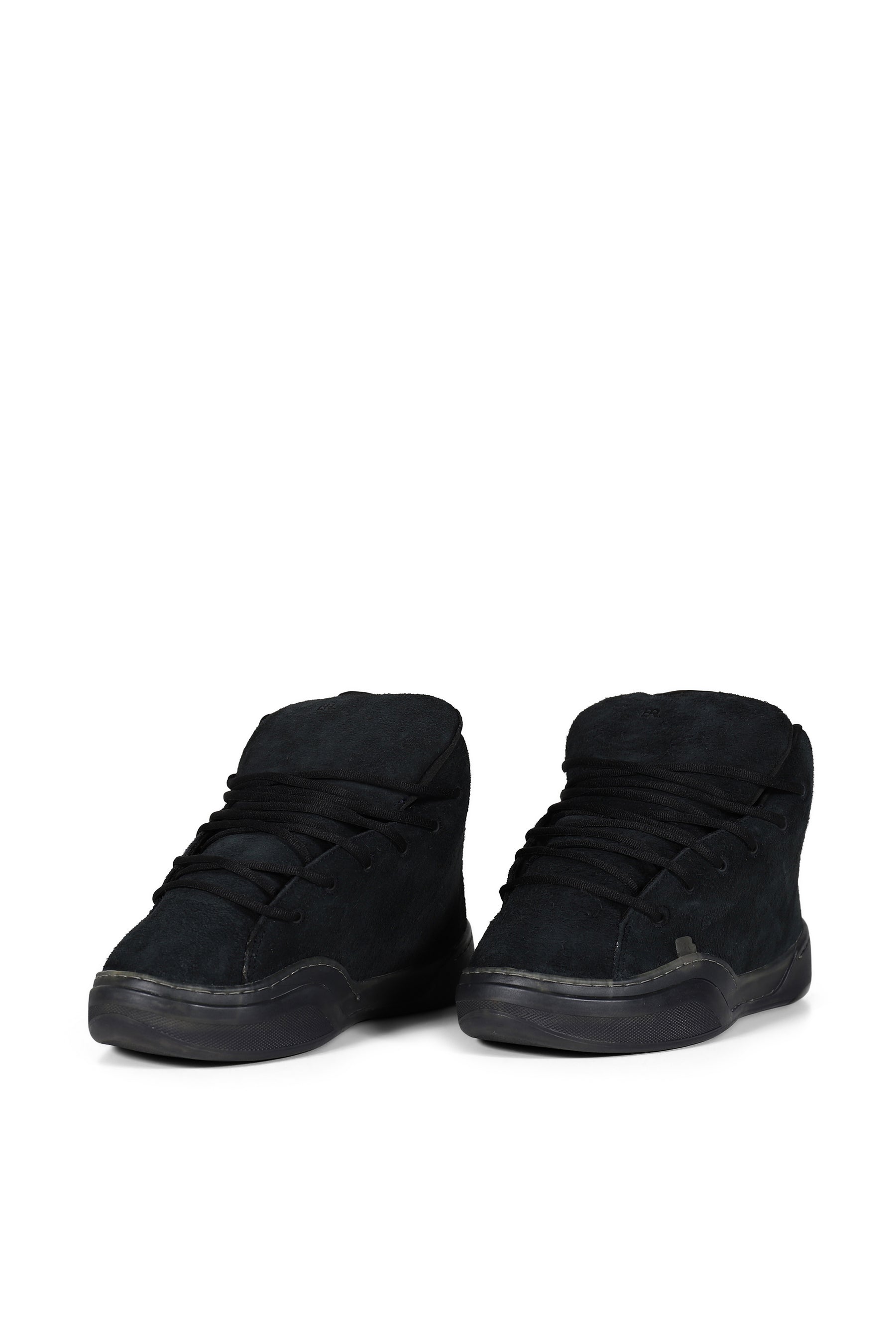 SUEDE MID VAMP SNEAKERS / BLACK