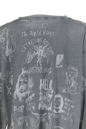 BETHLEHEM INN L/S TEE / GRY