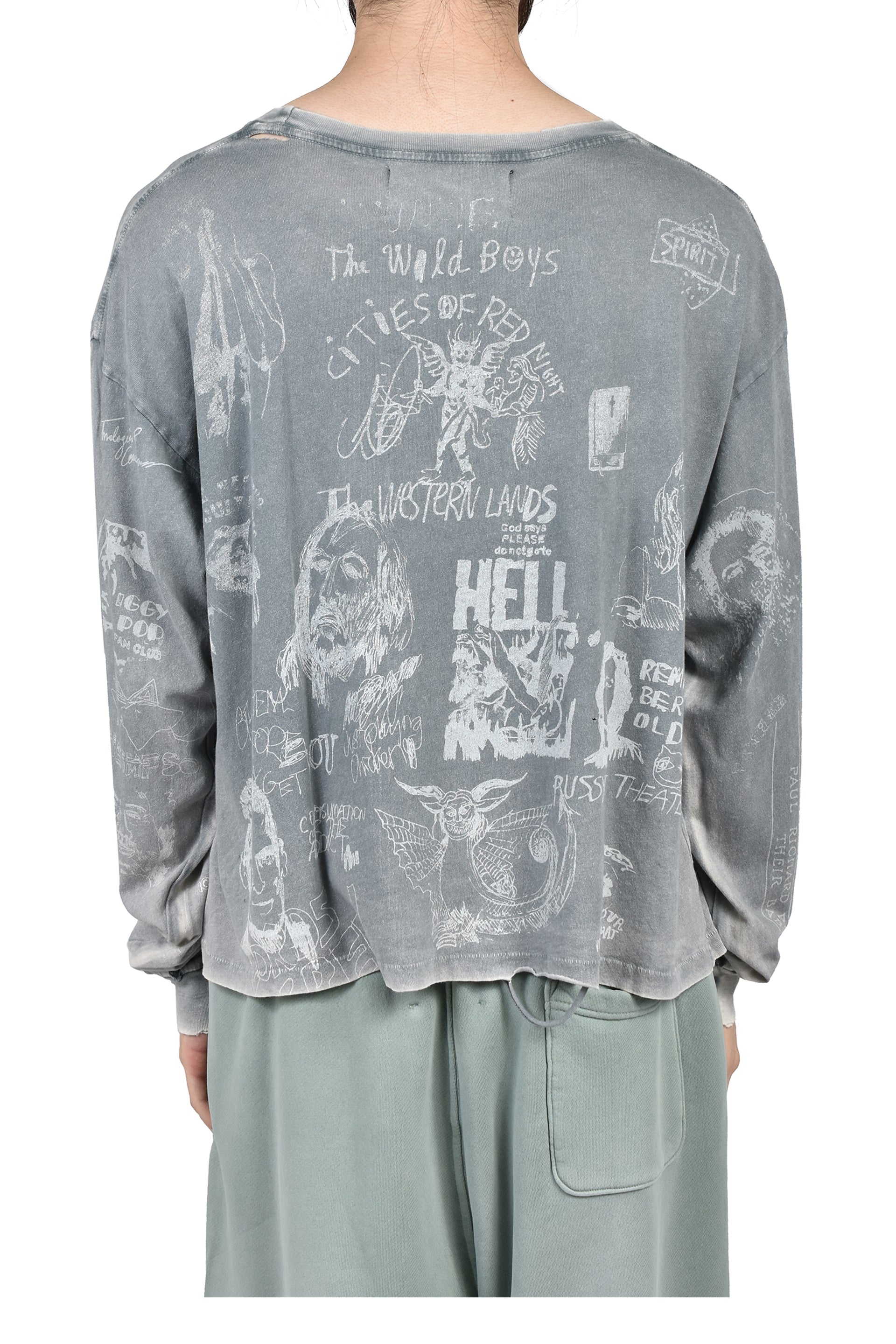 BETHLEHELM INN L/S TEE / GRY