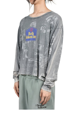 BETHLEHEM INN L/S TEE / GRY