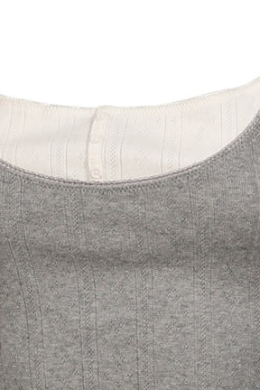 HONEY LAYERED CAMISOLE / GRY