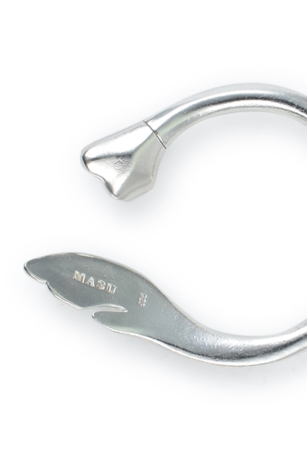 ANGEL BONE KEY RING / SIL