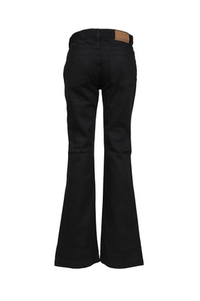 OPEN DESTROYED SEMI-BOOTCUT / BLK