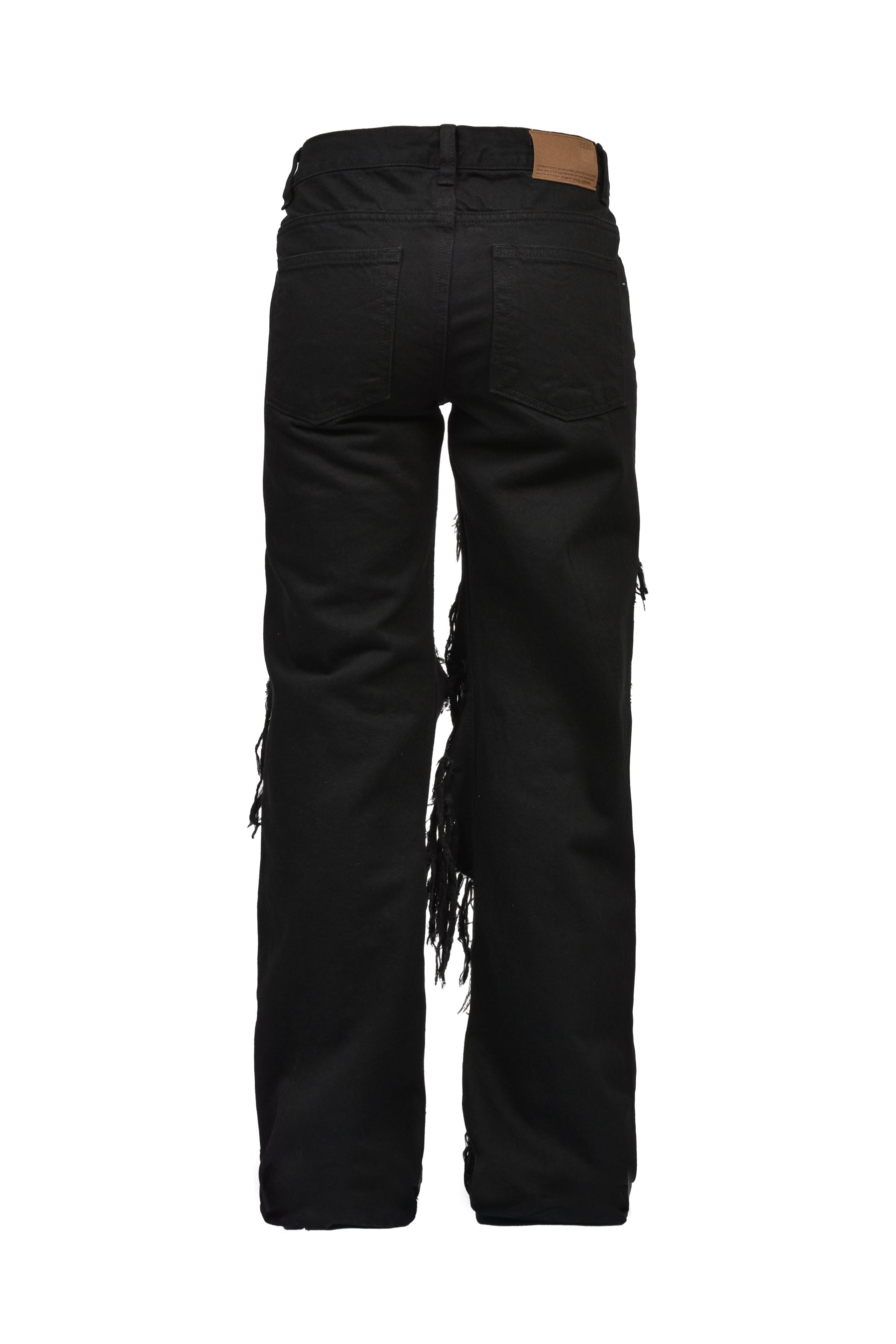 OPEN DESTROYED SEMI-BOOTCUT / BLK