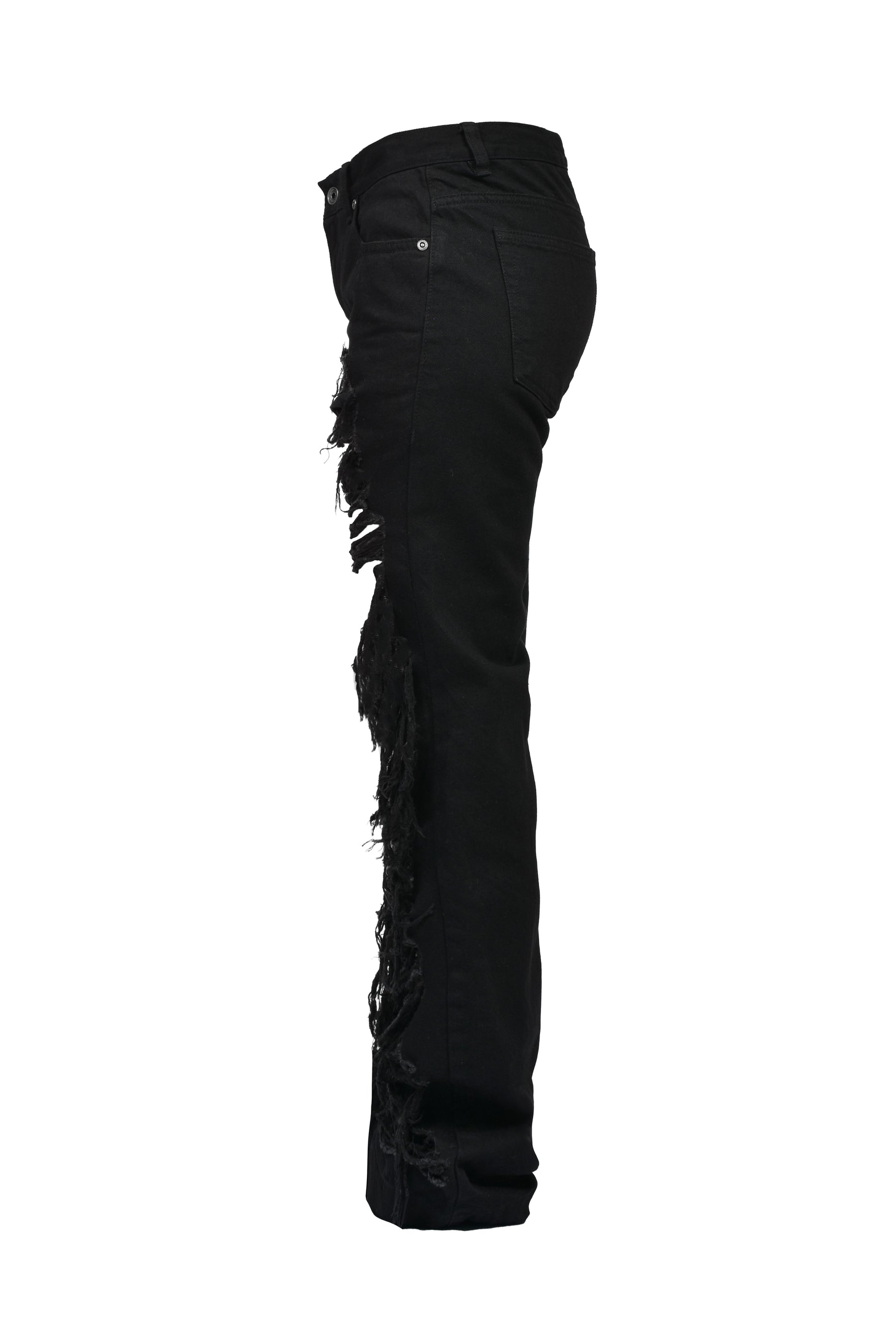 OPEN DESTROYED SEMI-BOOTCUT / BLK