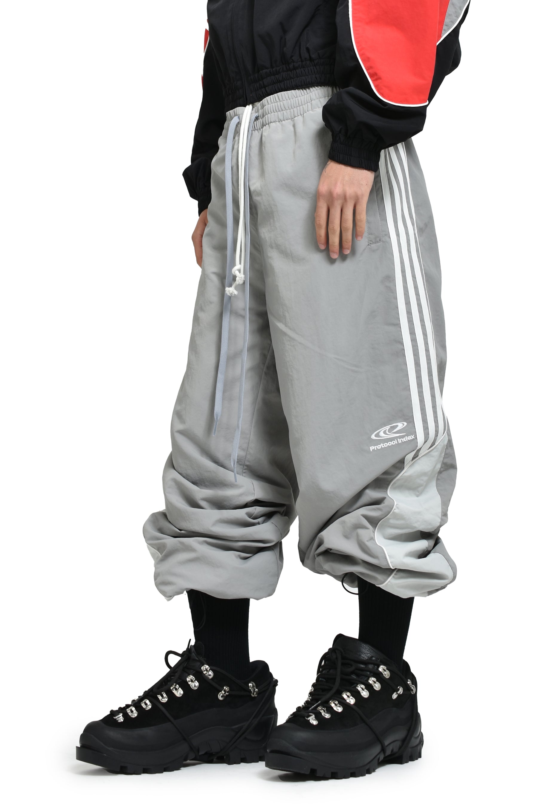 PROJECT G/R 3 layerd cargo pants white パンツ PROJECT GR 3 LAYERED