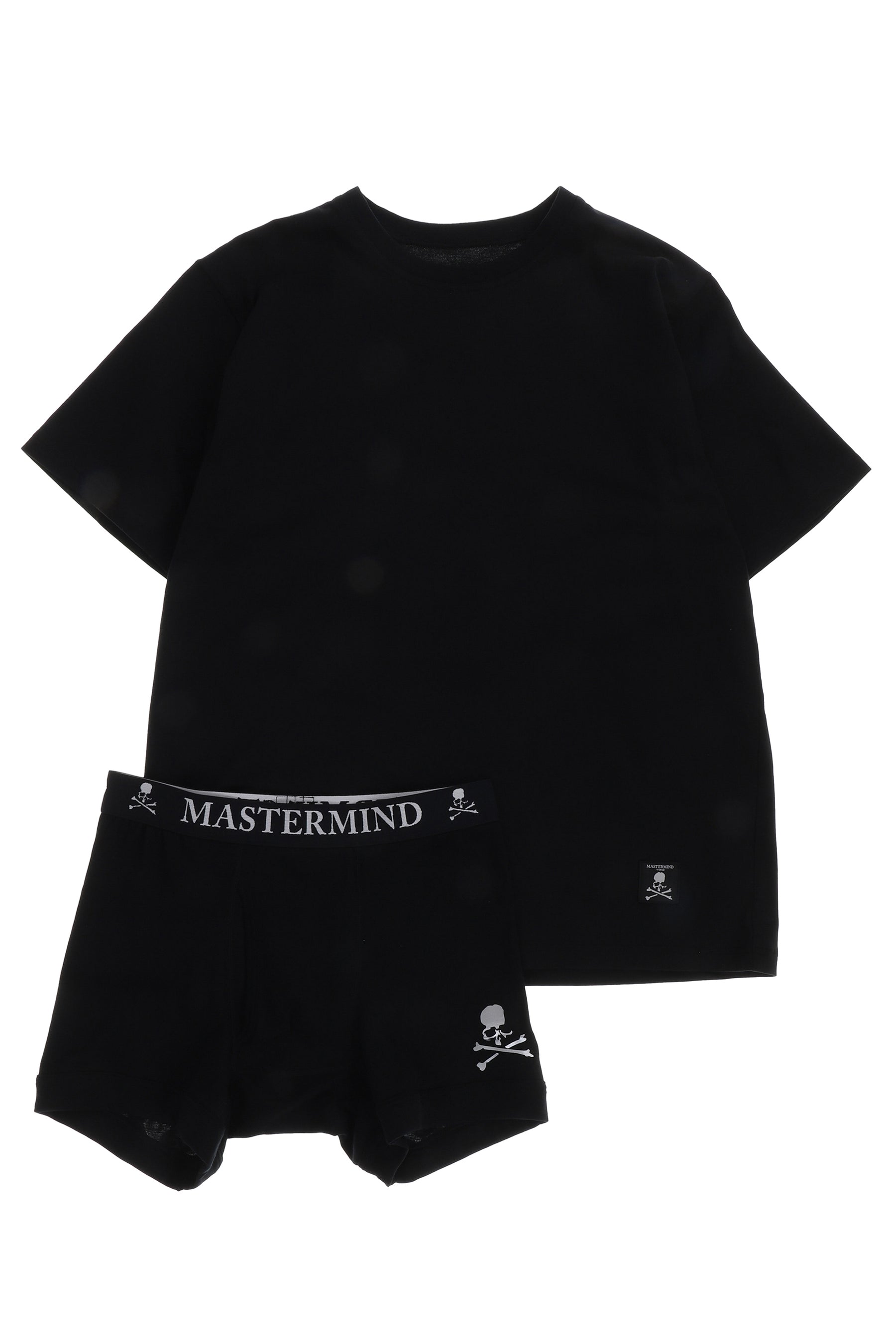 MASTERMIND WORLD T-SHIRT & TRUNKS SET / BLK