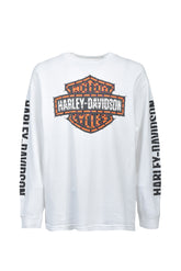 MLVINCE LOGO LS TEE / WHT