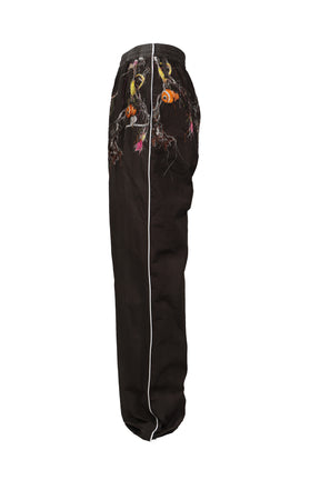 EMBROIDERED CHAIN TRACK PANTS / CHA