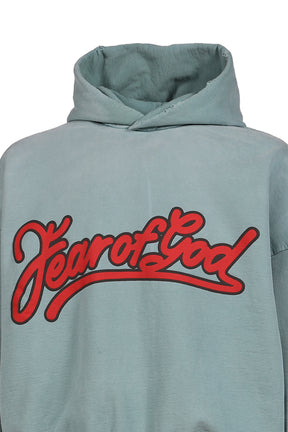 "FEAR OF GOD" CLASSIC FIT HOODIE / SKY