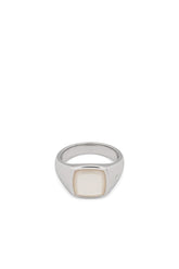 KAY RING WHITE MOP / SIL