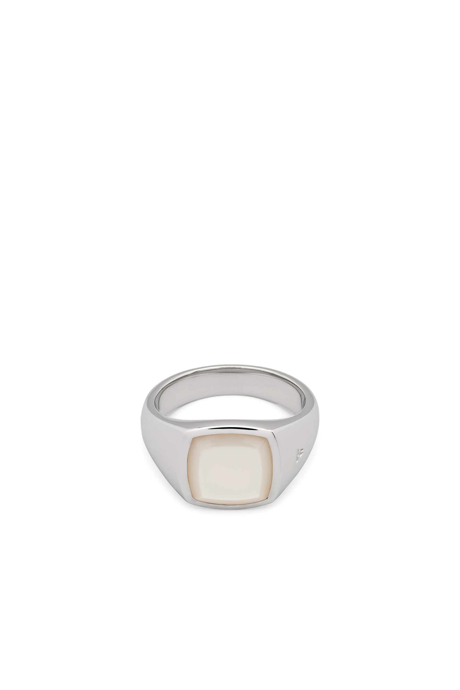 KAY RING WHITE MOP / SIL