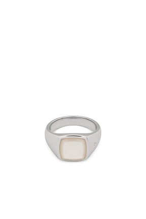 KAY RING WHITE MOP / SIL