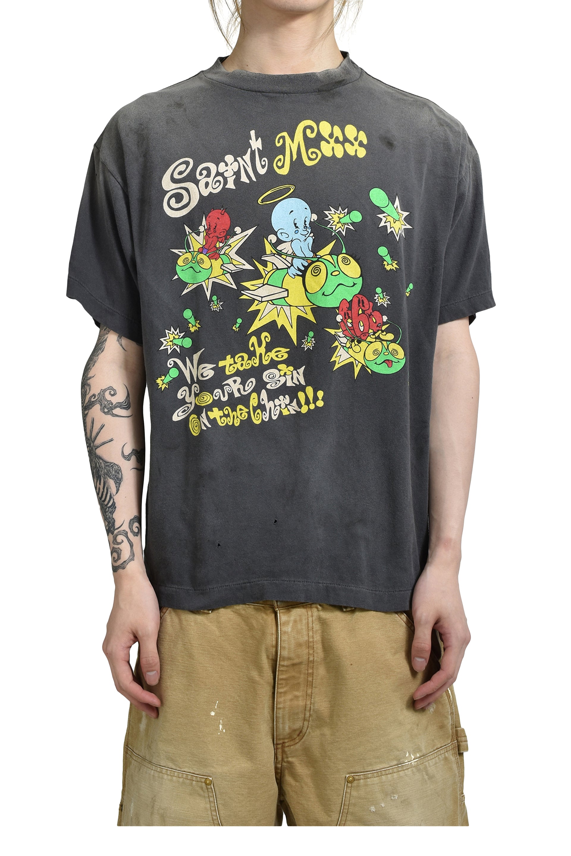 SS TEE/SAINT MX6 / BLACK