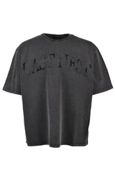 WASHED ARCH LOGO T-SHIRT / VINTAGE BLK