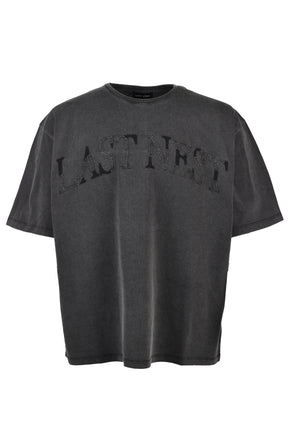 WASHED ARCH LOGO T-SHIRT / VINTAGE BLK